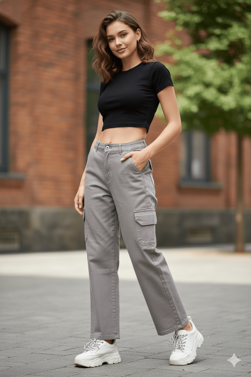 Women's Slim Fit Pocket Denim Jeans