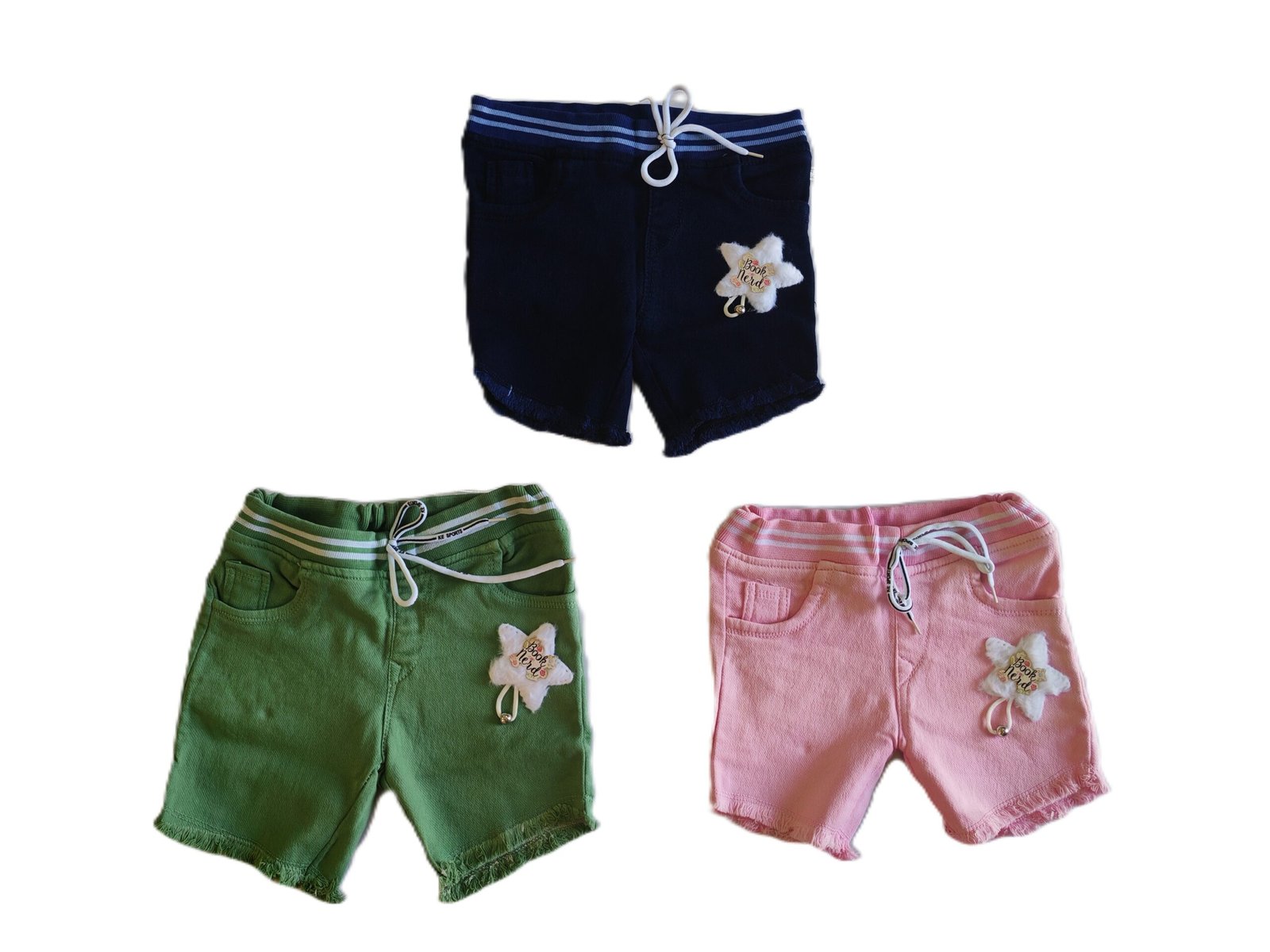 KIDS - Girls' Shorts ( Colorful Denim )