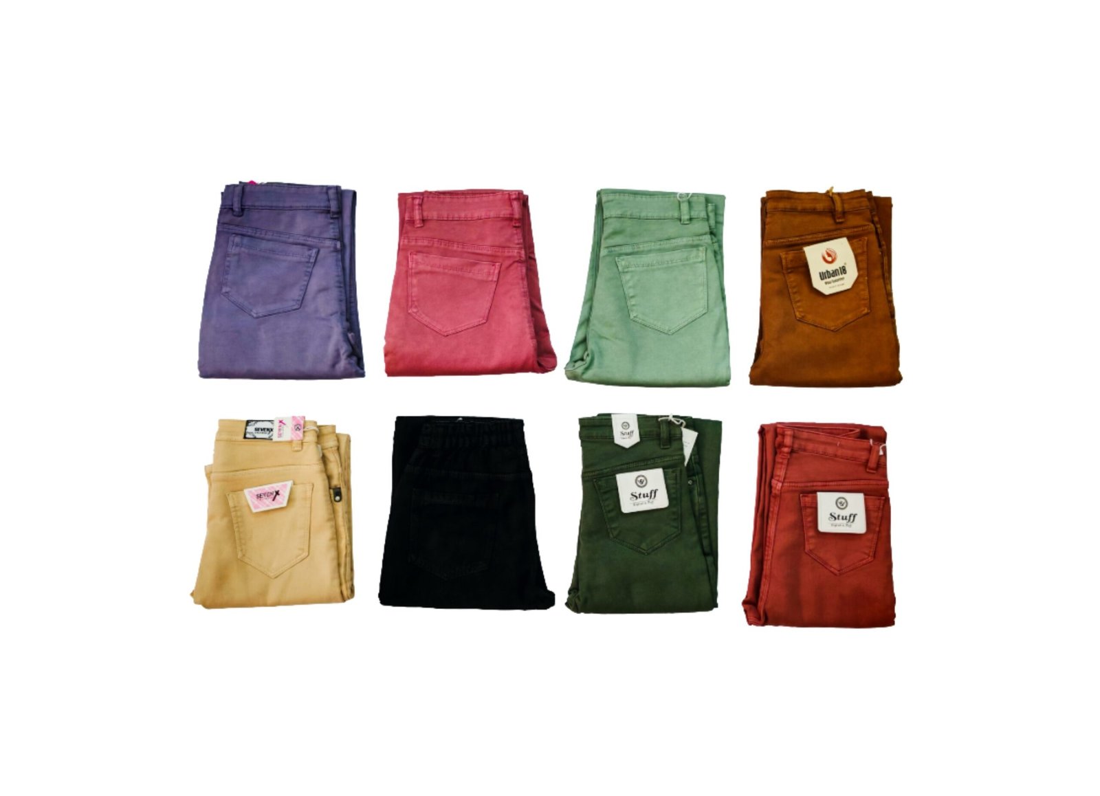 Women's Colorful Denim Jeans